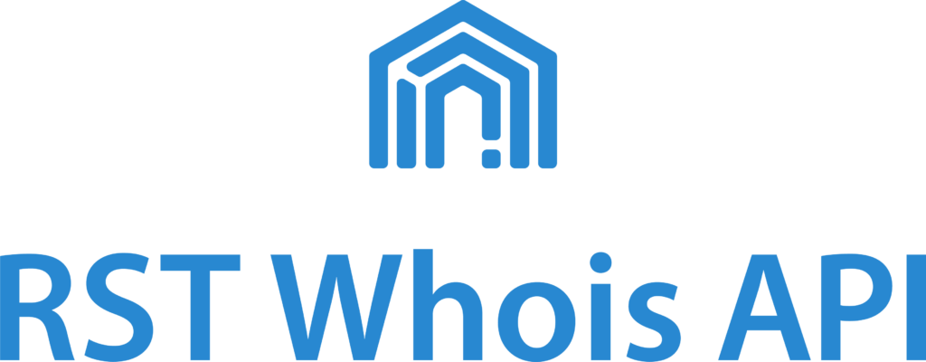 RST Whois API Logo vertical blue