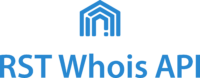 RST Whois API Logo vertical blue