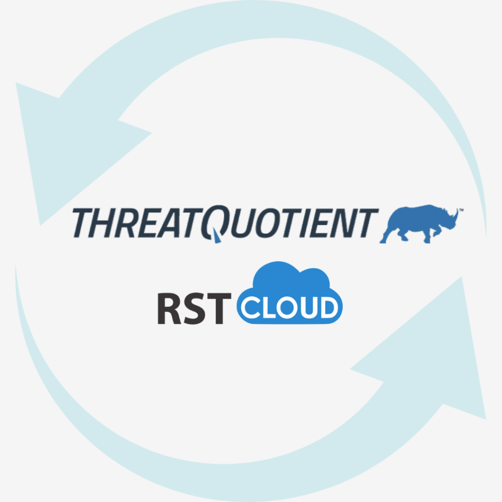 ThreatQ and RST Cloud logo